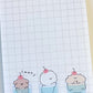 216463 Puppy Dog Dessert Yuru Wan Freamy Prevision Mini Notepad-10