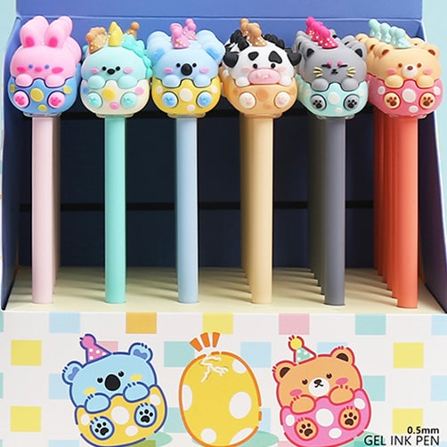 22668 BIRTHDAY ANIMAL WIGGLE GEL PEN-36