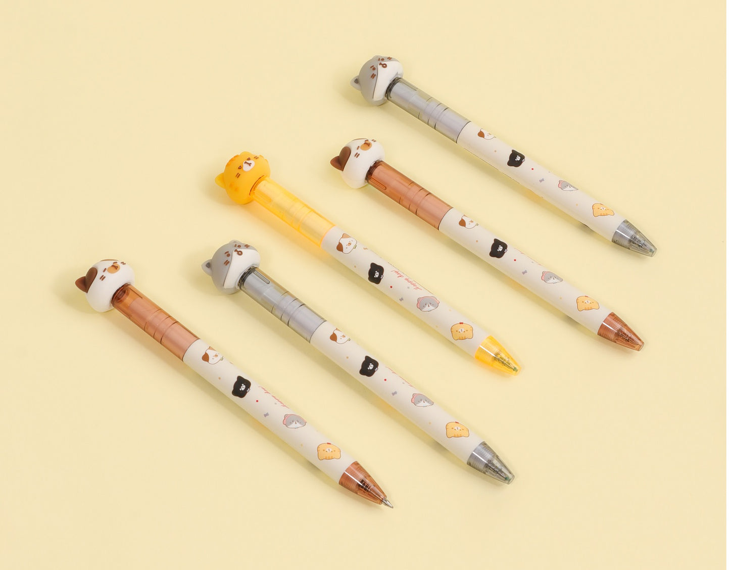 22634 CAT DIARY SPINNING GEL PEN-36