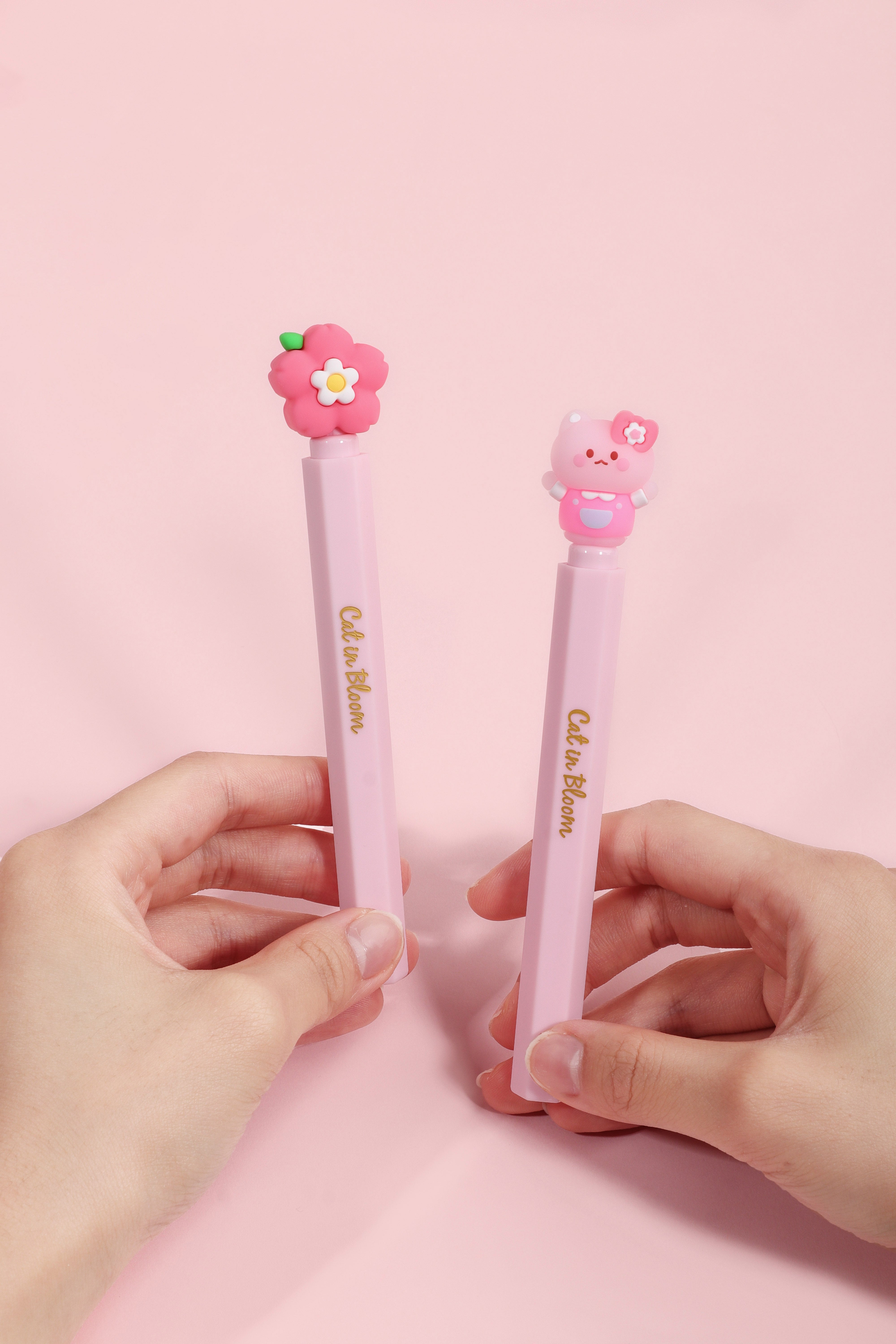 Seajan 63 Pcs Cute Cat Stationery Set Includes 17 Pcs Kawaii Cat Gel Pens 1  Pc Cat Pen Bag Cat Lover Travel Cosmetic Bag 45 Pcs Cat Stickers Cute Cat  
