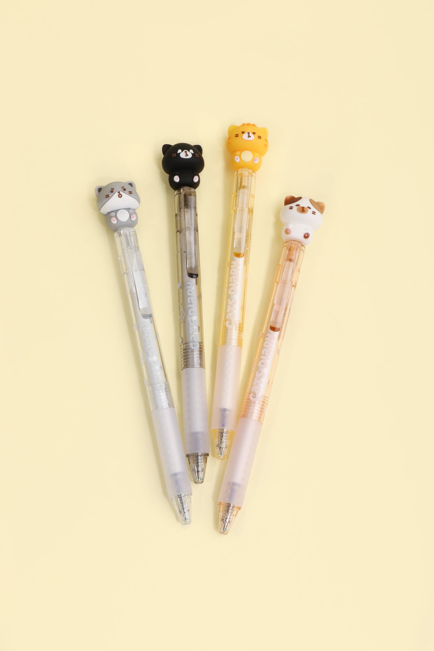 22628 CAT DIARY RETRACTABLE GEL PEN-24