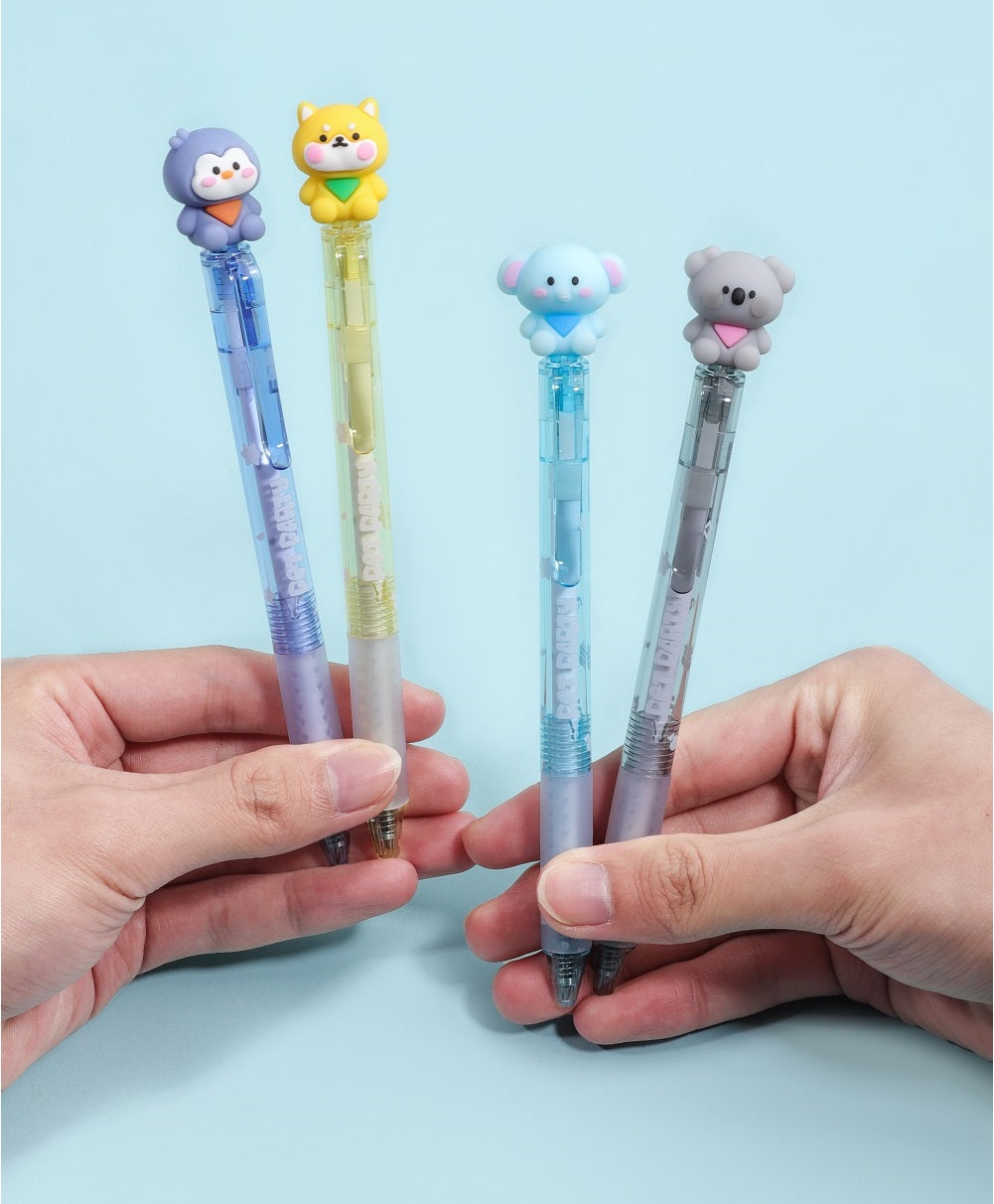 22626 PET PARTY RETRACTABLE GEL PEN-24