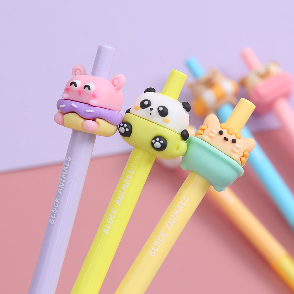 22652 ADORABLE ANIMALS RETRACTABLE GEL PEN-36