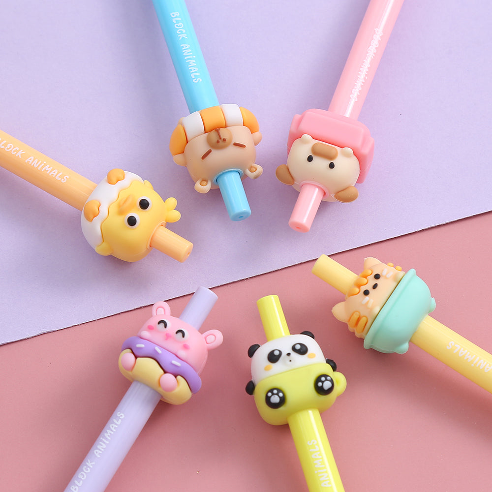 22652 ADORABLE ANIMALS RETRACTABLE GEL PEN-36