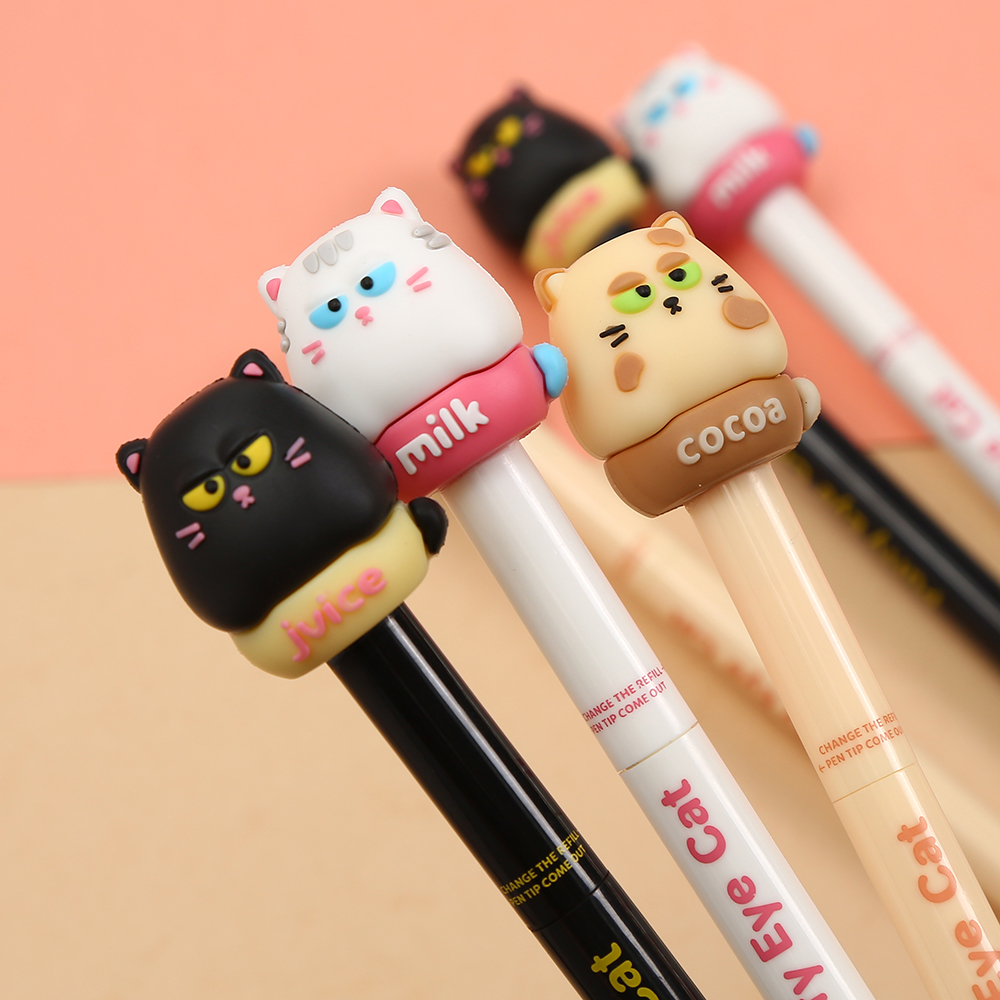 22718 Puffy Eye Cat Gel Pen-36
