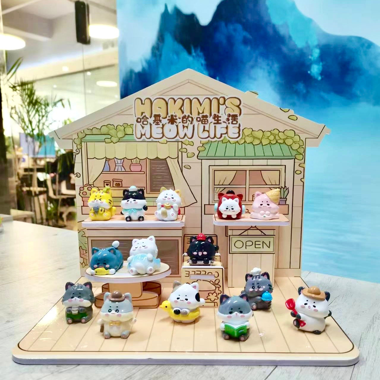 71019 KITTEN HAKIMI'S MEOW LIFE CAT FIGURINE BLIND BOX-12