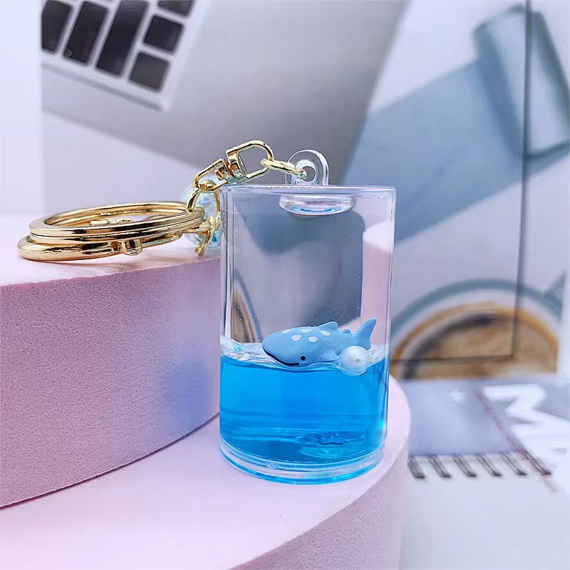 12116 SEA ANIMAL CAN FLOATY KEY CHARM-12