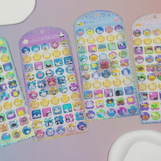 11087 3D Reward Jewel Phone Stickers-12