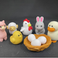 382841 CHICKEN AND FRIENDS ERASERS-30