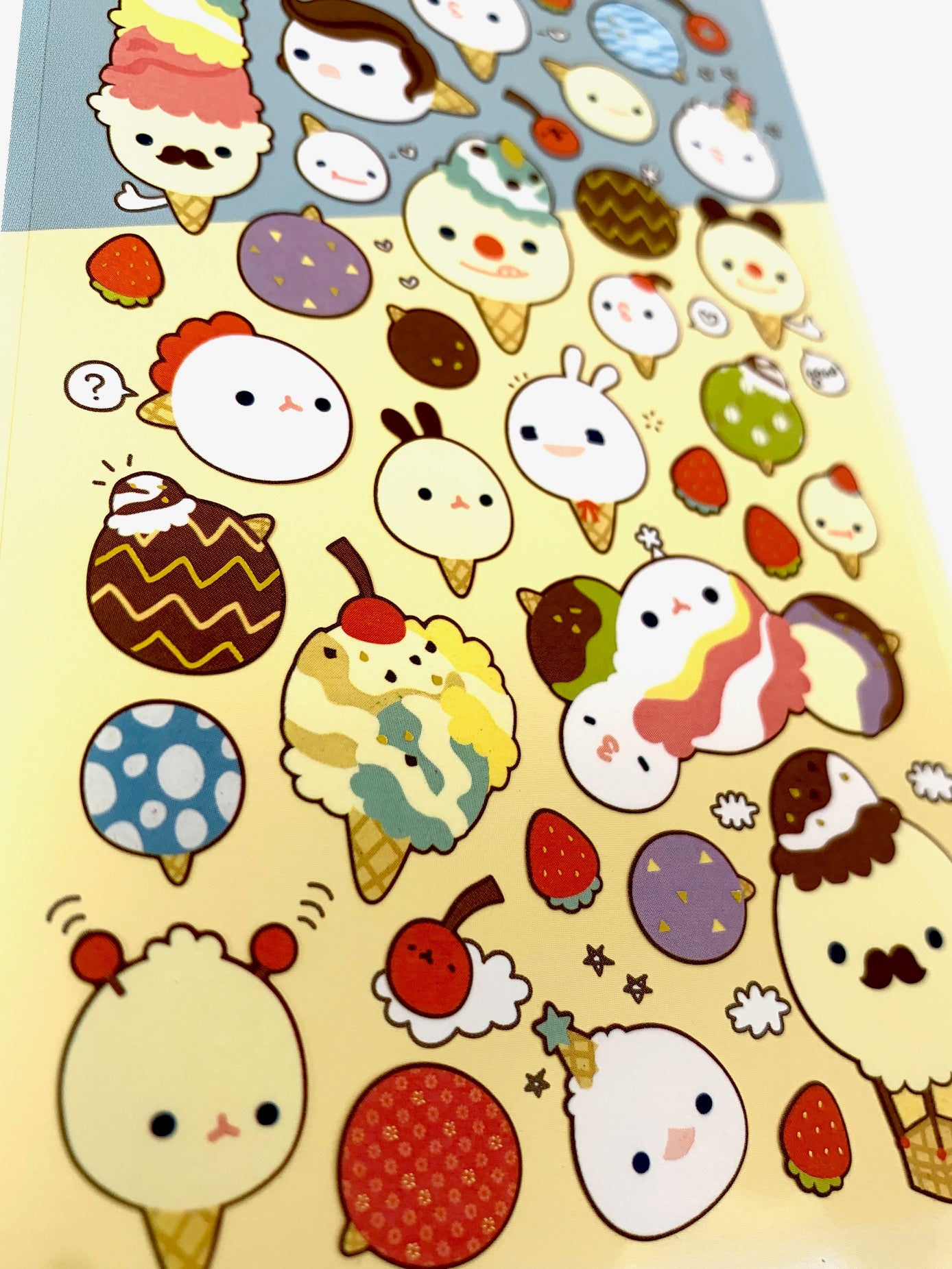 01002 Ice Cream Paper Sticker-12