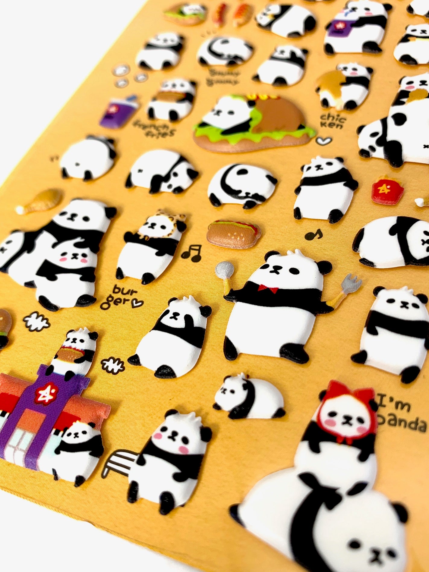 01004 Panda Puffy Sticker-12