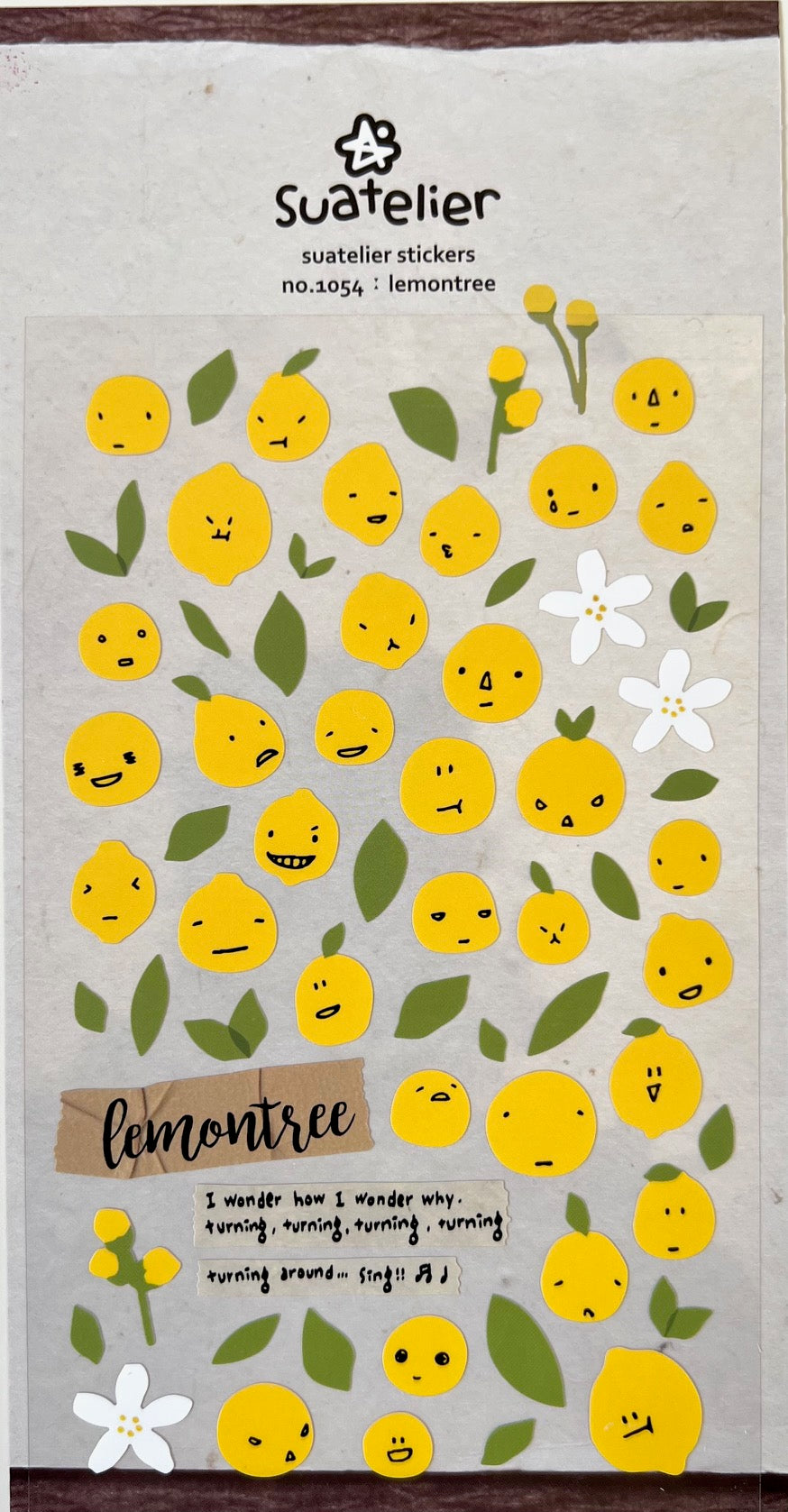 Lemon Tree Sticker 01054 LEMON TREE STICKERS-12 – BCmini