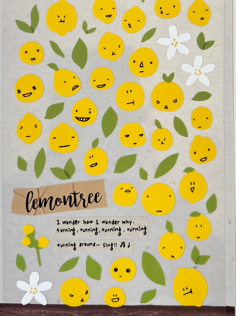 Lemon Tree Sticker 01054 LEMON TREE STICKERS-12 – BCmini