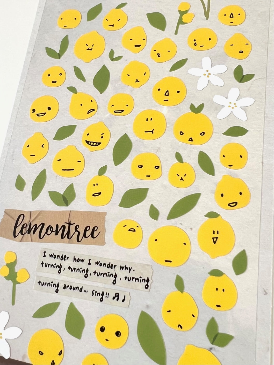 Lemon Tree Sticker 01054 LEMON TREE STICKERS-12 – BCmini