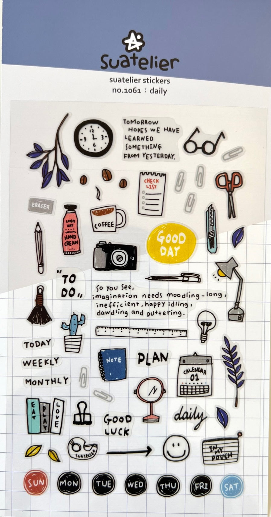 Life Project Stickers 01061 DAILY LIFE STICKERS-12 – BCmini