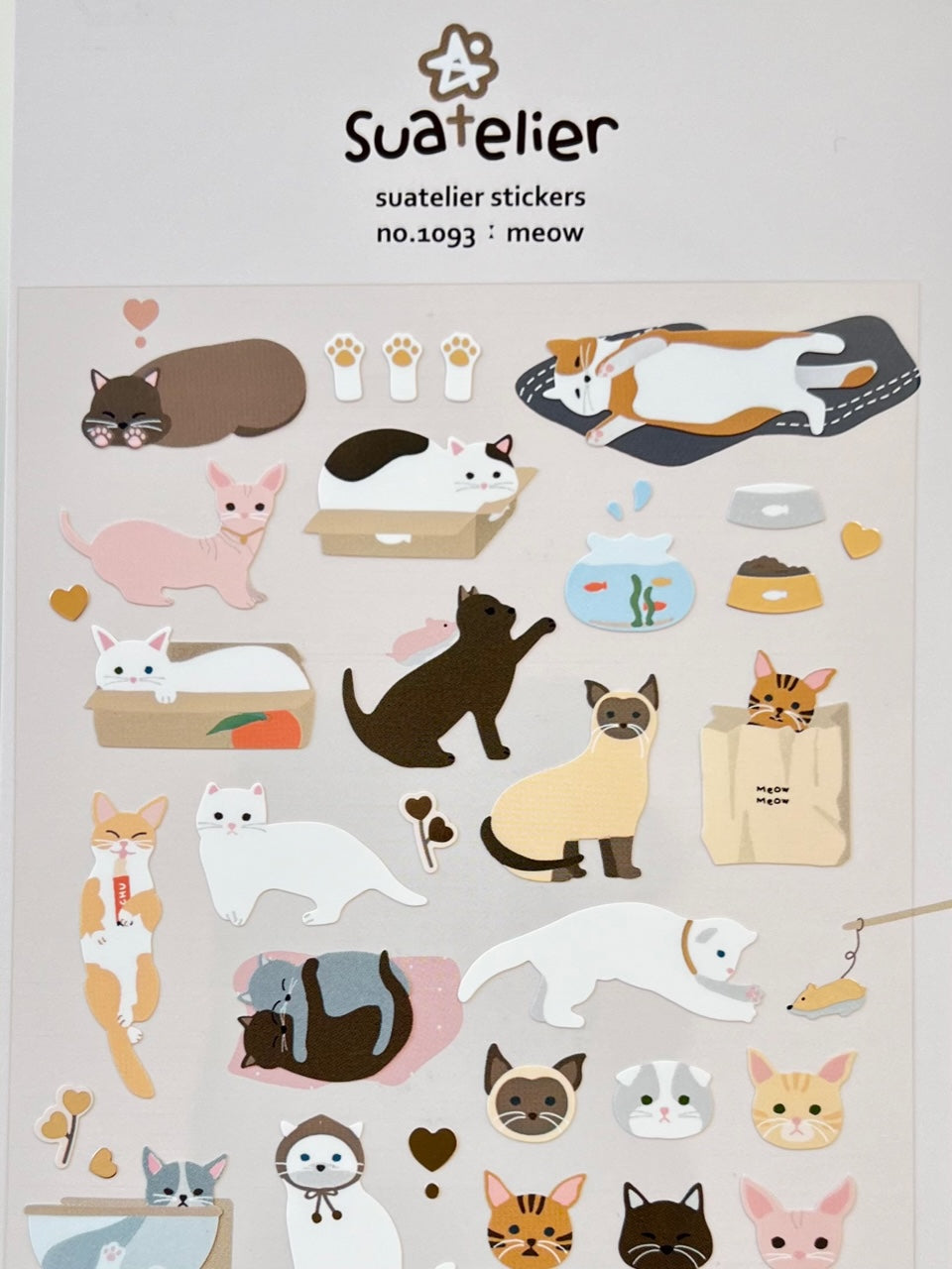 Sticker Meow Racing 01093 MEOW STICKERS-12 – BCmini
