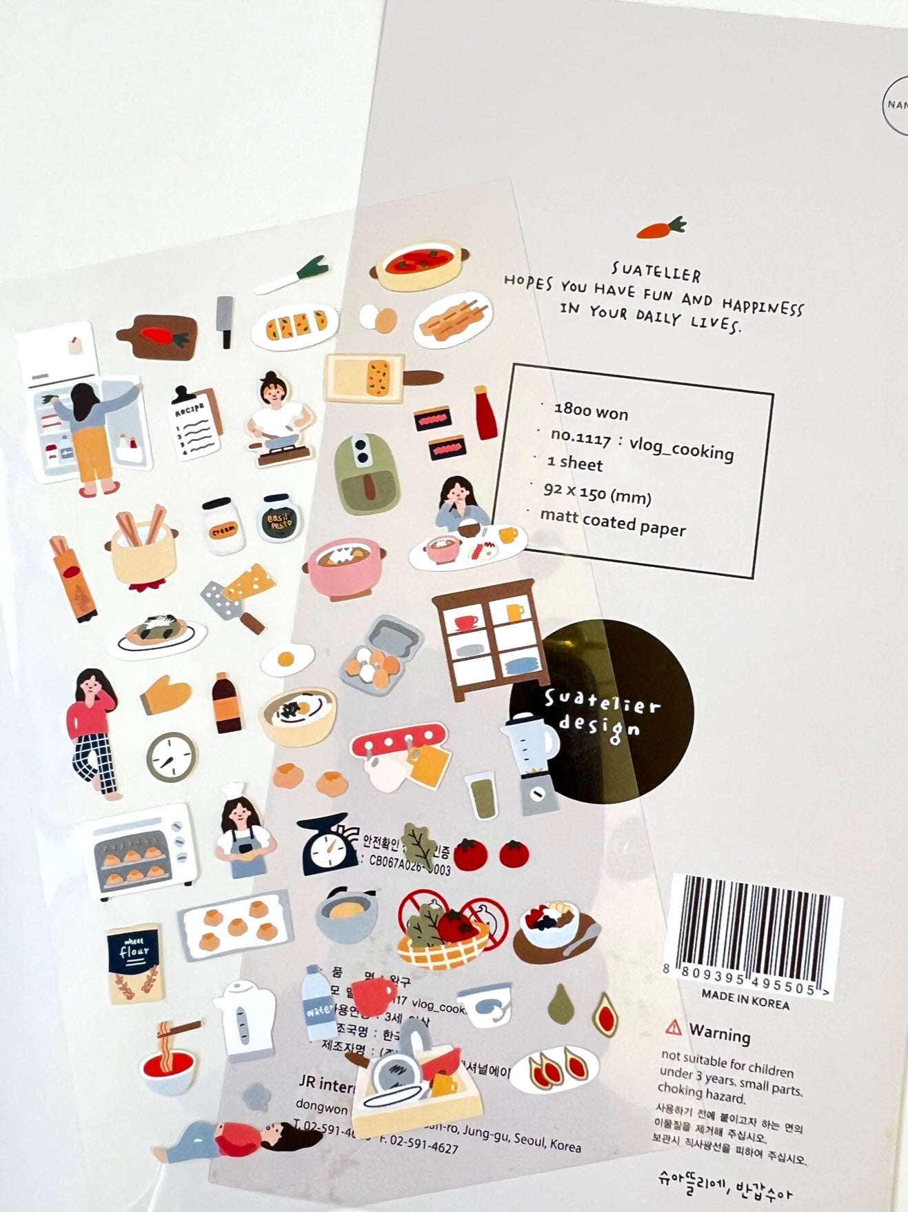 01117 COOKING STICKERS-12 – BCmini