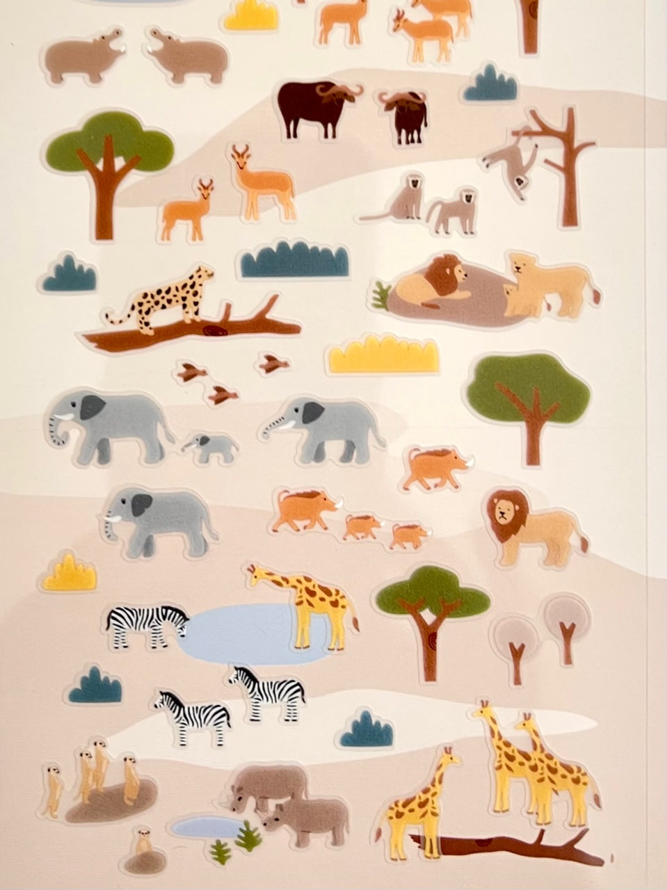 01122 SERENGETI ANIMAL SAFARI STICKERS-12