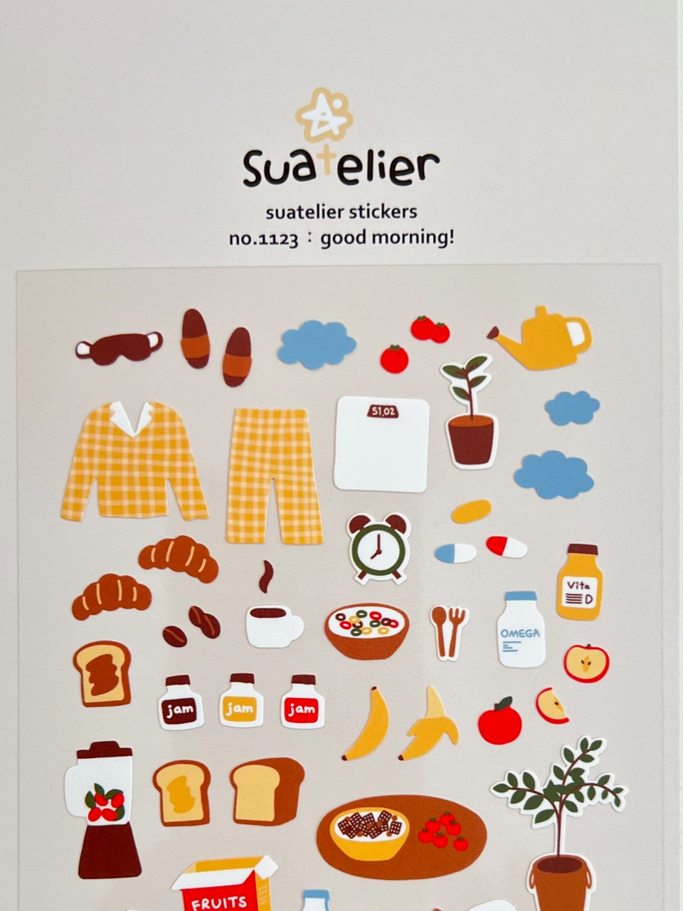 01123 GOOD MORNING ROUTINE STICKERS-12 – BCmini