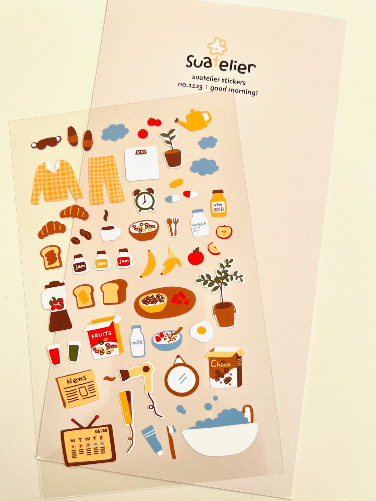 01123 GOOD MORNING ROUTINE STICKERS-12 – BCmini