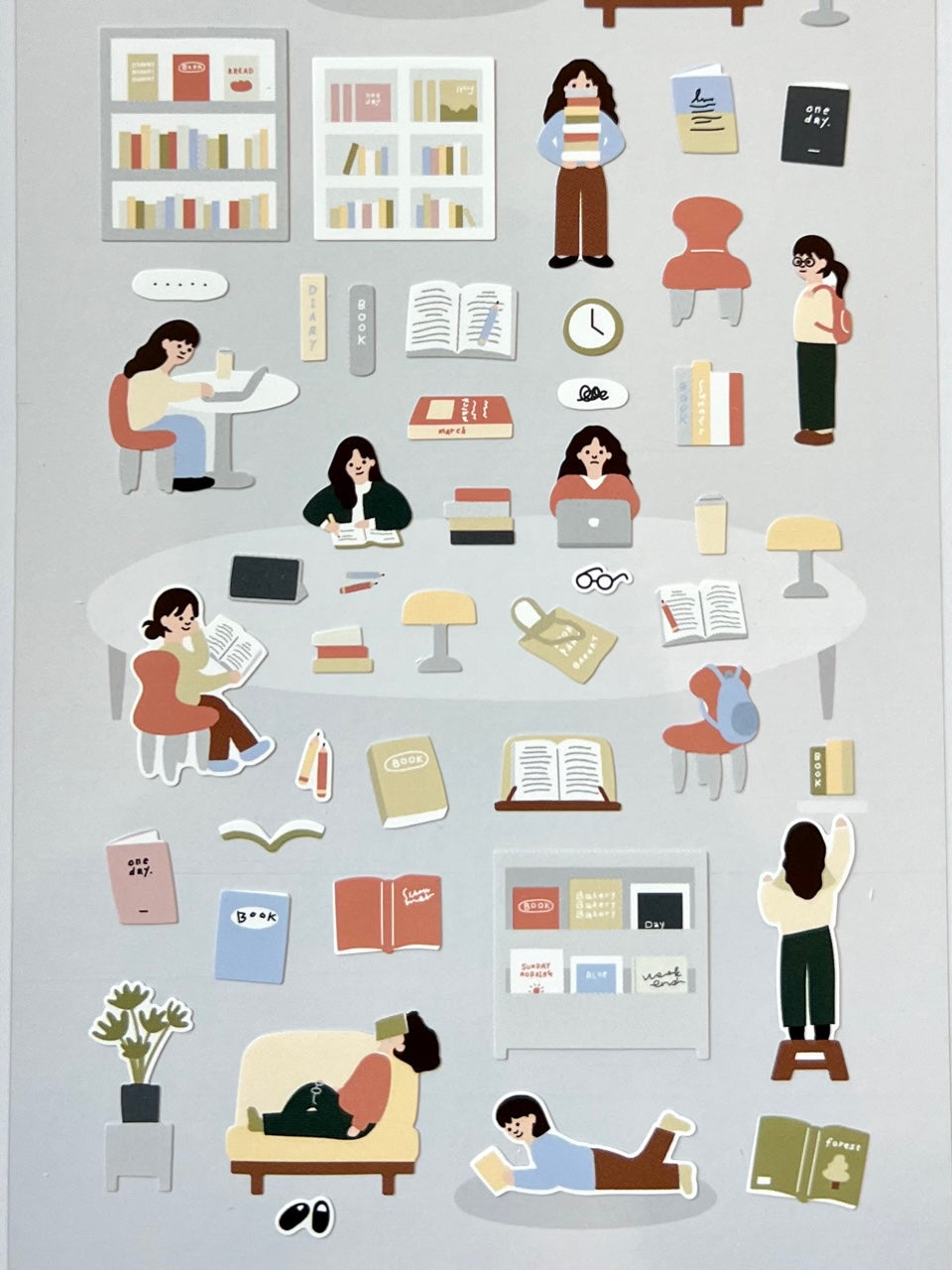 01143 LIBRARY STICKERS-12 – BCmini