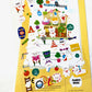 X 02006 Fluffy House Paper Sticker-DISCONTINUED