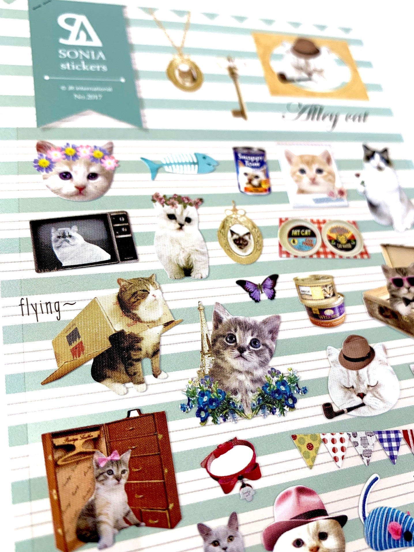 X 02017 Alley Cat Sticker-DISCONTINUED