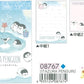 X 08767 Crux Itazura Penguin Petit Notebook -DISCONTINUED