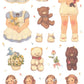 X 10021 CLASSIC DOLL DRESS-UP STICKERS-DISCONTINUED