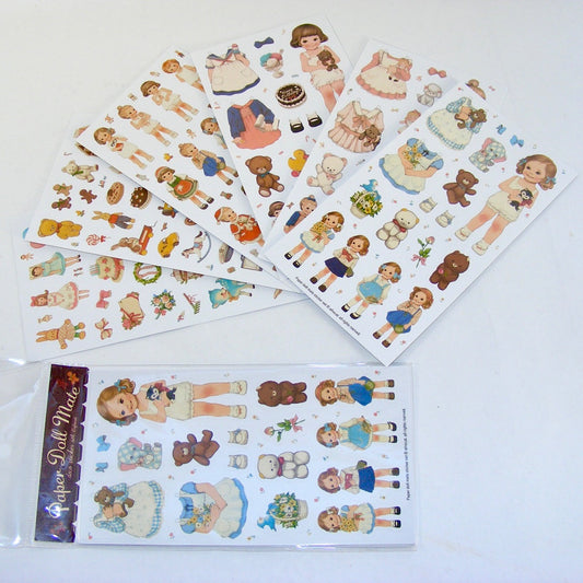 X 10021 CLASSIC DOLL DRESS-UP STICKERS-DISCONTINUED