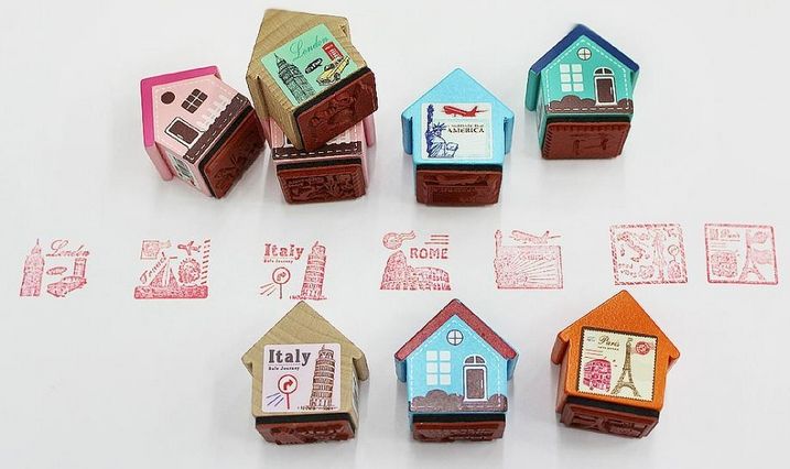 10070 LITTLE HOUSE WOODEN STAMPS-32