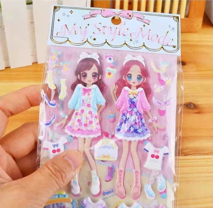 X 10107 DRESS-UP DOUBLE SHEET GLITTER STICKERS-DISCONTINUED BCmini X 10107 DRESS-UP DOUBLE SHEET GLITTER STICKERS-DISCONTINUED BCmini