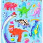X 10111 DINOSAUR PUFFY STICKERS-DISCONTINUED