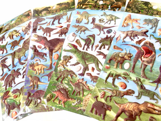 X 10125 New Dinosaur Stickers-DISCONTINUED