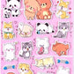 X 10129 CUTE PET PUFFY STICKERS-DISCONTINUED