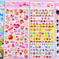 X 10131 PETIT ANIMAL PUFFY STICKERS-DISCONTINUED