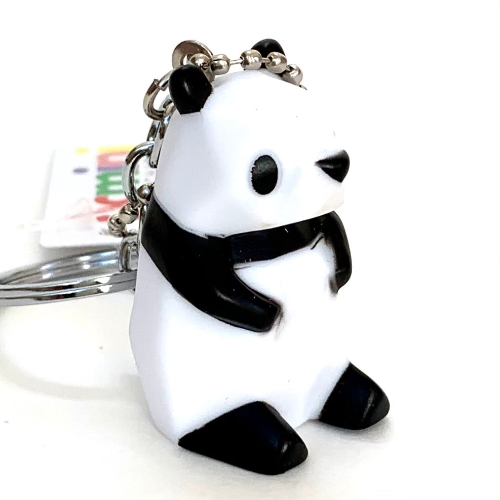 12035 GEOMETRIC PANDA CHARM with keyring-12