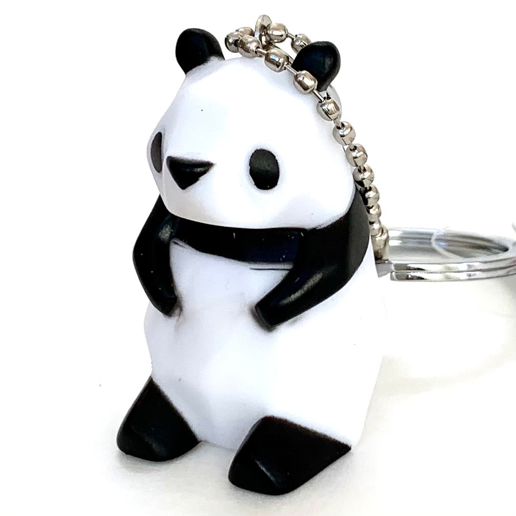 Baby panda keychain, Panda Key Chain, 3d printed, Articulated Panda, Fidget  keychain