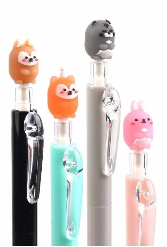 222432 DANCING ANIMAL RETRACTABLE GEL PEN-30