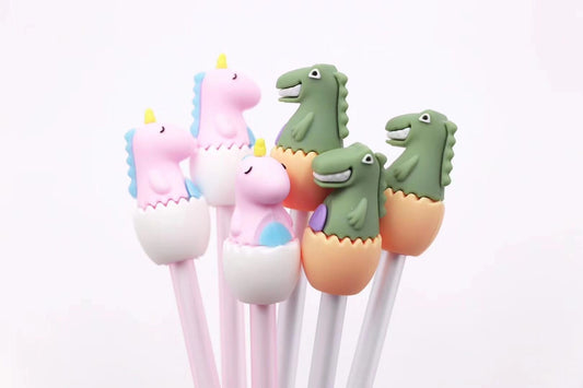 X 22361 UNICORN DINO EGG GEL PEN-DISCONTINUED