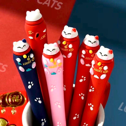 X 22384 LUCKY CAT GEL PEN-DISCONTINUED