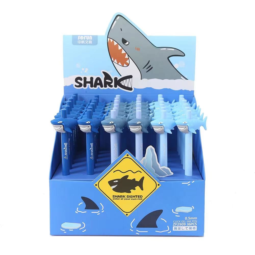 22481 SHARK RETRACTABLE GEL PEN 36 BCmini