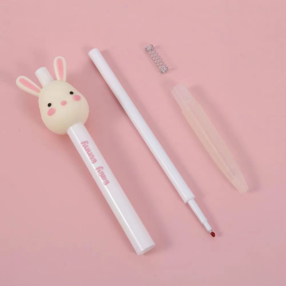 VILLCASE 108 Pcs Rabbit Neutral Fountain Pen Cute Pen White Ink Pens for  Black Paper Writing Ink Pen Gel Ballpoint Pen Journal Pen Easter Pens  Rabbit