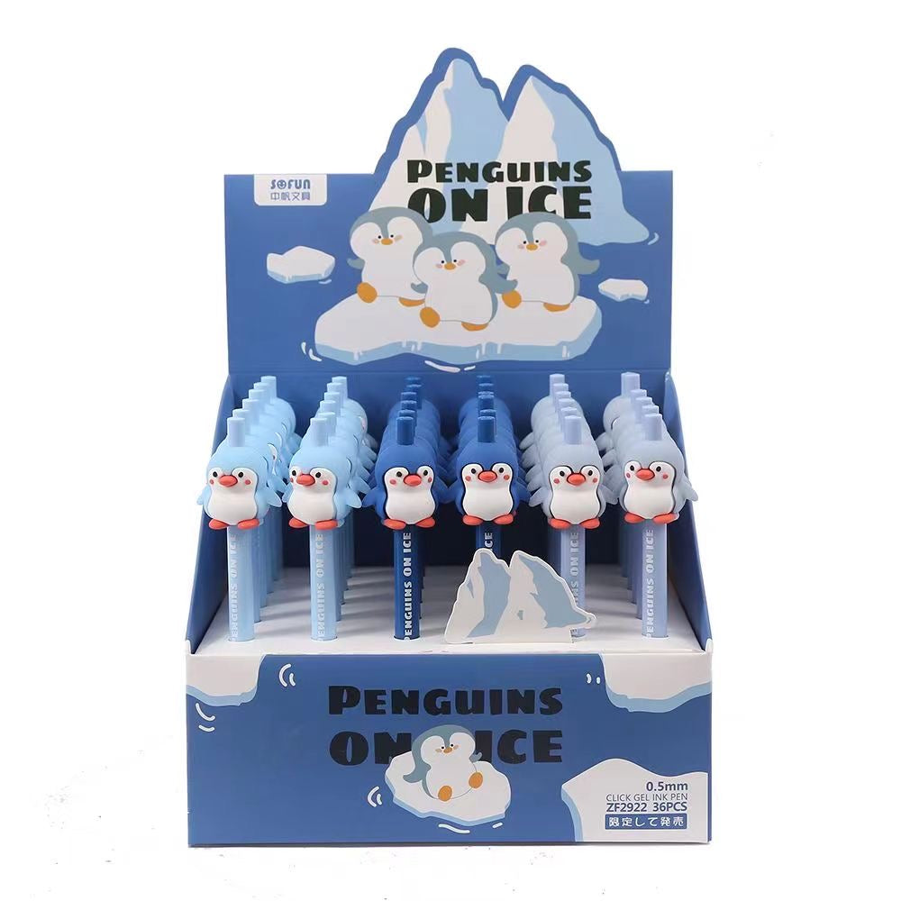 22485 PENGUIN RETRACTABLE GEL PEN-36 – BCmini