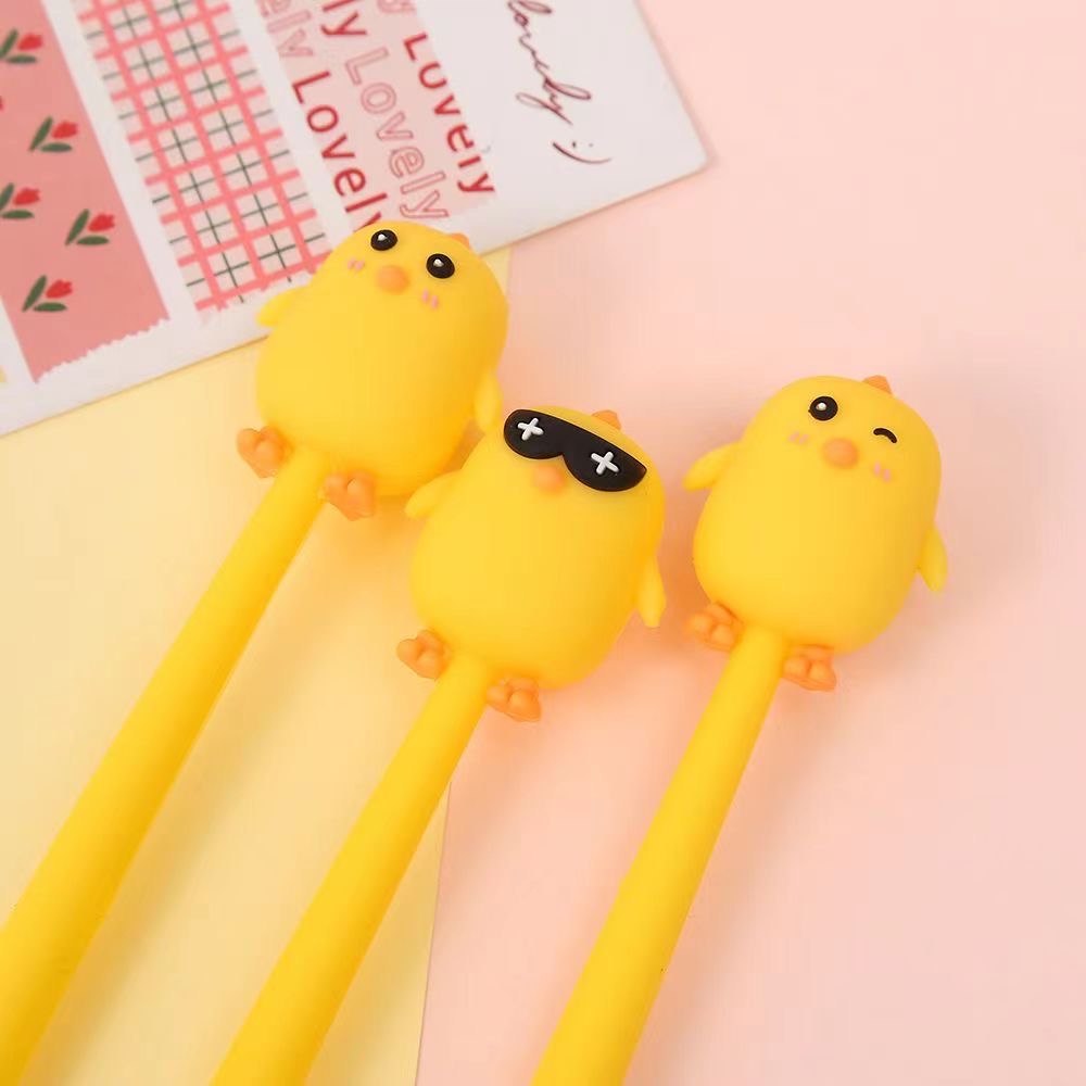 22499 CUTE CHICKS WIGGLE GEL PEN-48