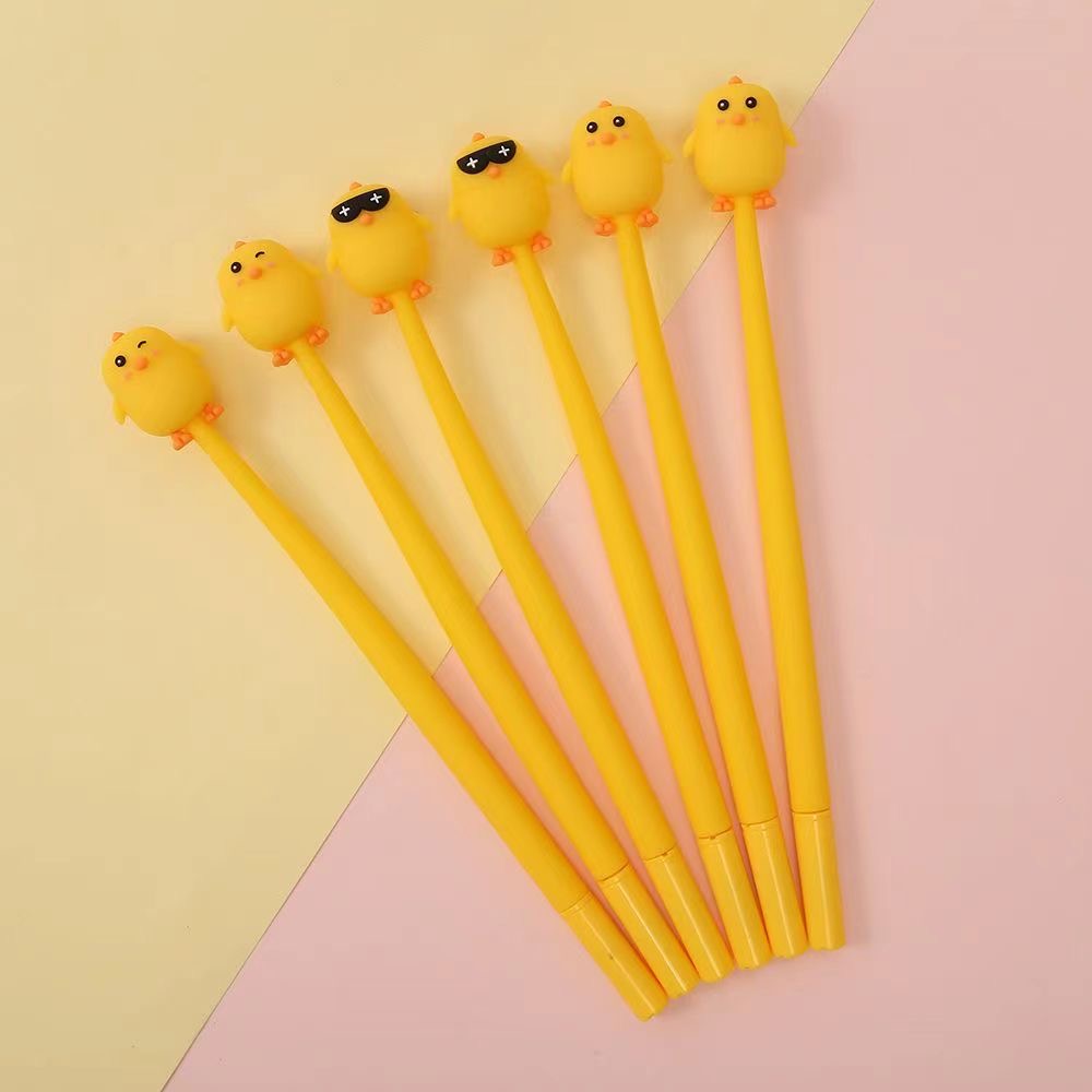 22499 CUTE CHICKS WIGGLE GEL PEN-48