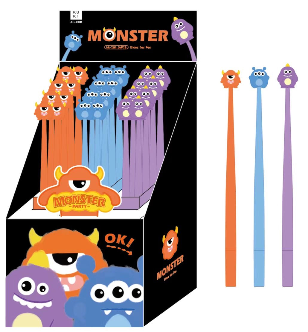Monster Book Multicolor Click Pen – Puppet Pie