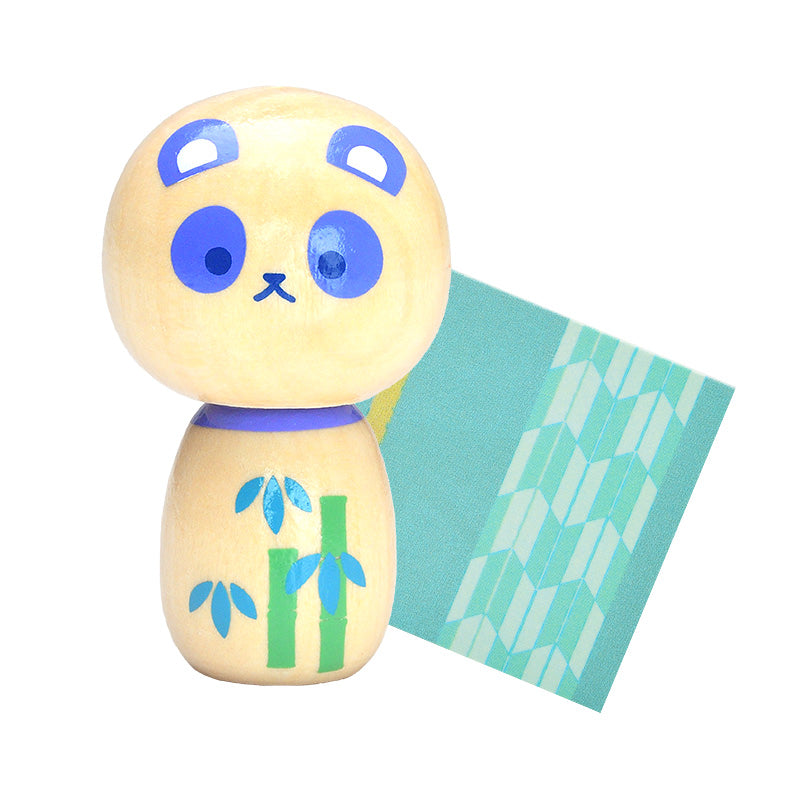 X 70962 Wooden Animal Doll Kokeshi Capsule-DISCONTINUED