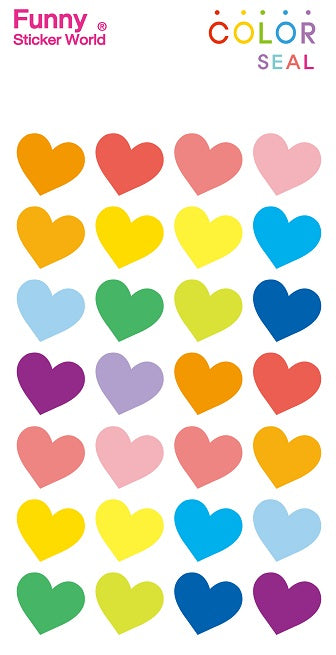 X 30987 HEARTS KOREAN GEL STICKERS-DISCONTINUED