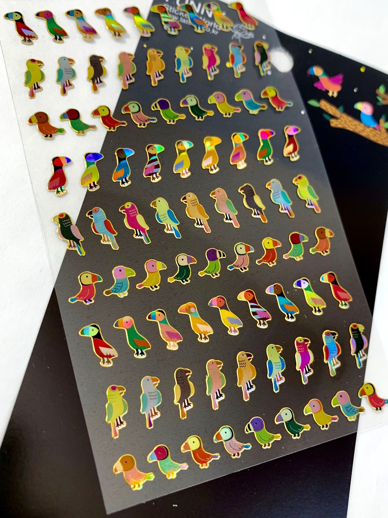 37238 PARROT LASER STICKERS-12